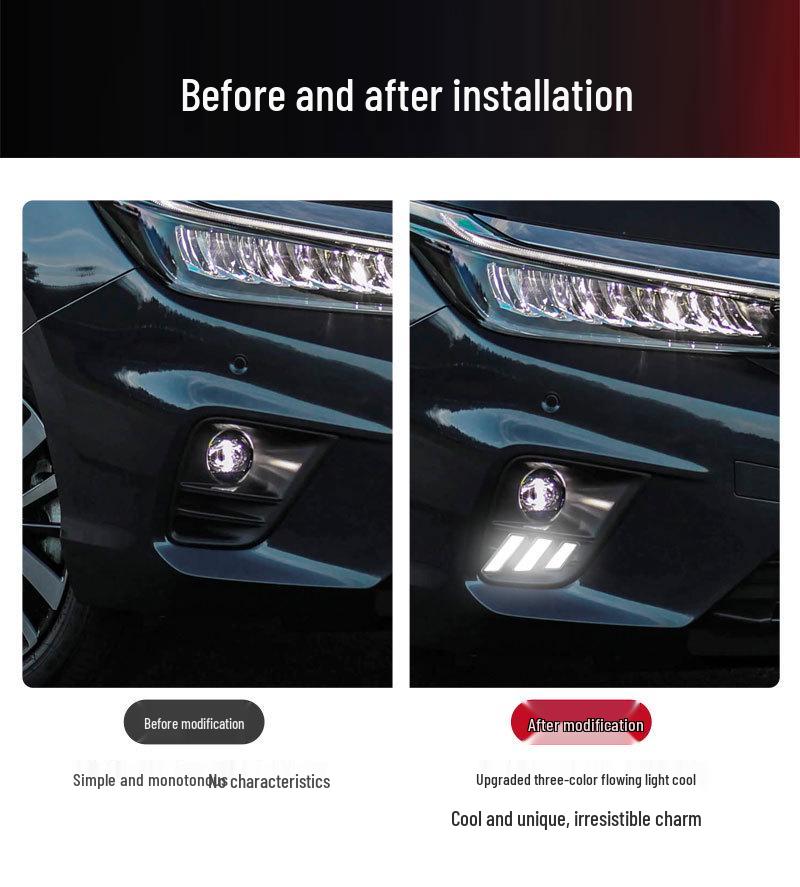 21-25 Model Honda City Overseas Edition LED Daytime Running Lights