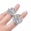 Alloy Finger Ring Palette for Nail Art Pigments - Customizable Beauty Tool