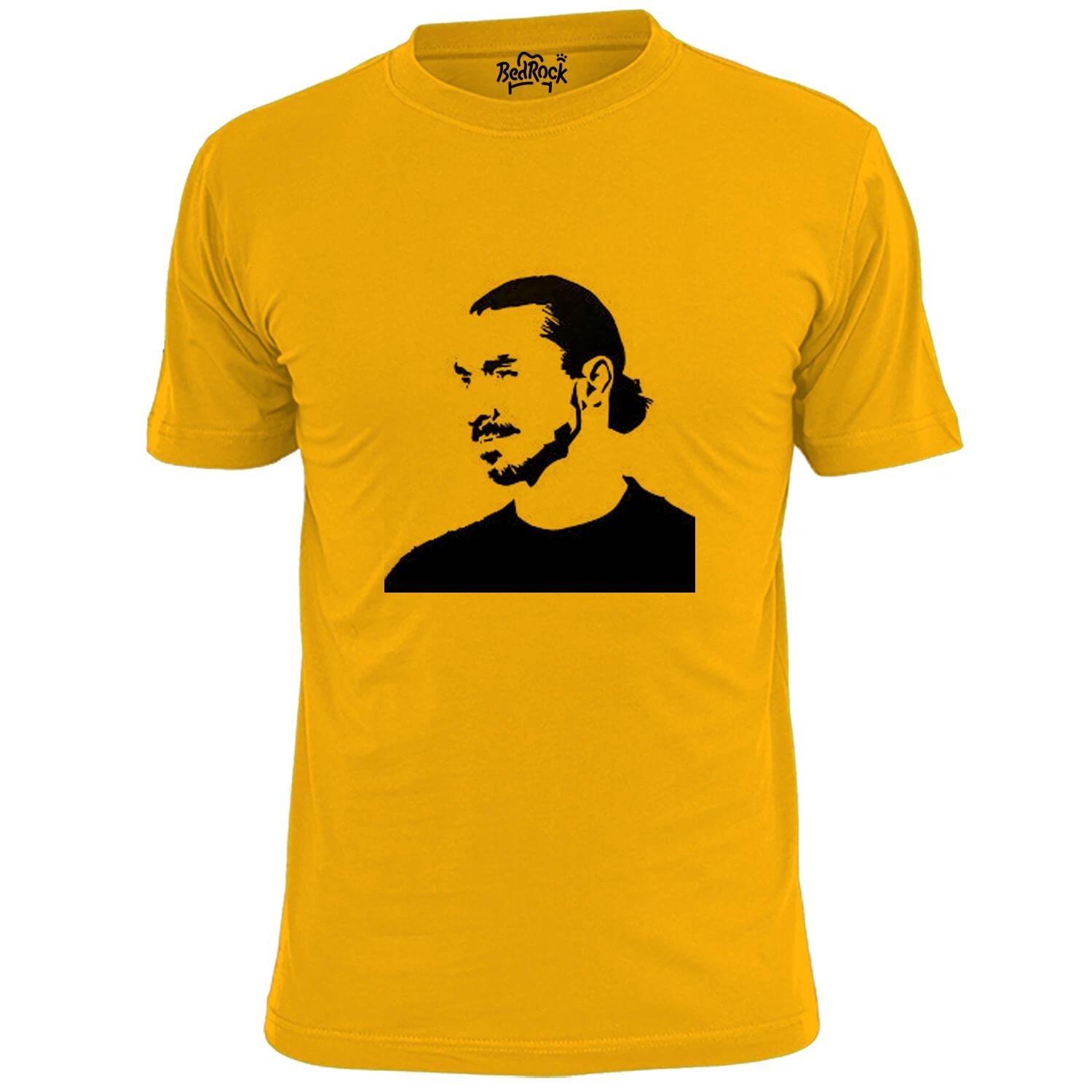 Mens Zlatan Silhouette T shirt Soccer Football Footy 3XL