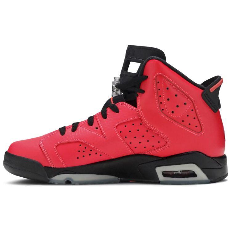 

Детские кроссовки Air Jordan 6 Retro BG Infrared 23 инфракрасный-23-черный 384665-623