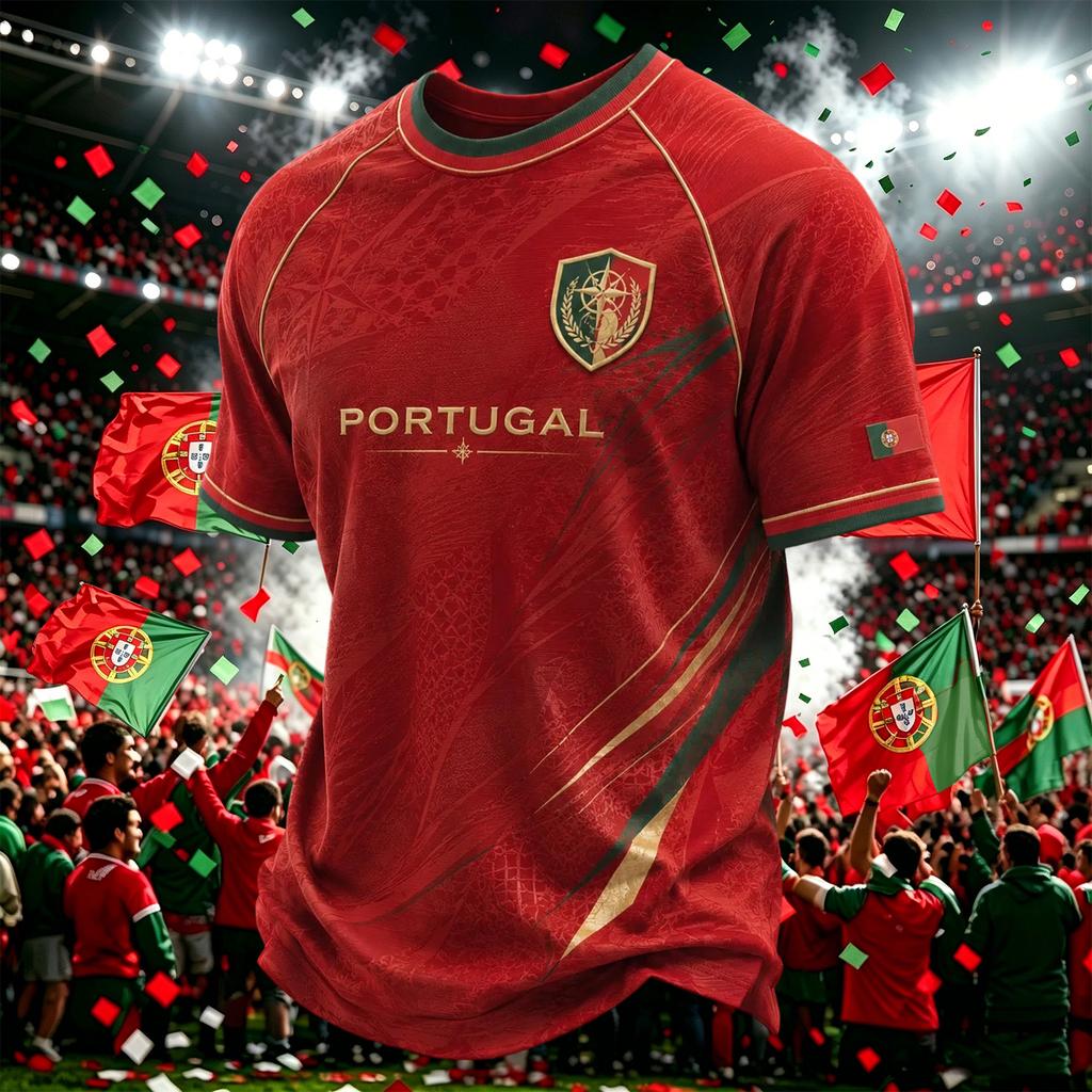 Men's Casual Printed Round Neck Short Sleeve T-Shirt Lightweight Breathable