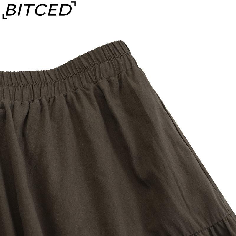 BITCED Damenmode Lässig Sommer Frühling Rock