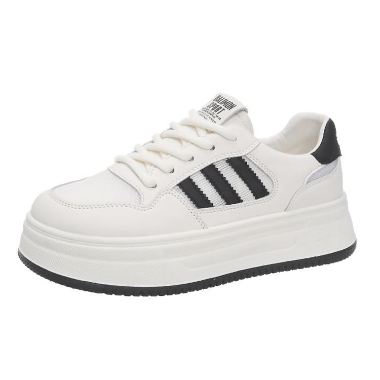 Leather Soft-soled White Shoes Women's Shoes Spring and Summer 2025 New Versatile Board Shoes Flat Casual Women's Shoes Sports Shoes