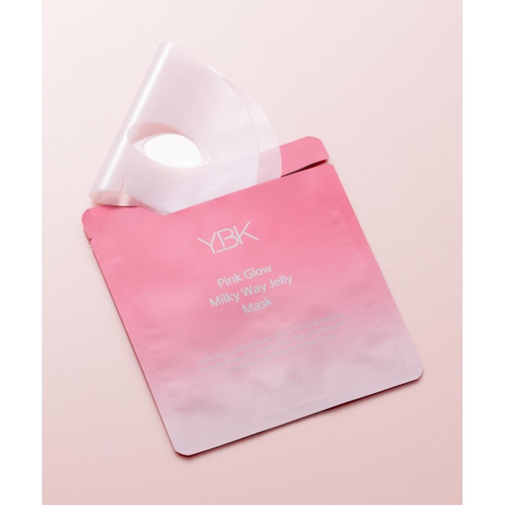 Ybk Pink Glow Milky Way Jelly Mask 23g X 5 Pack