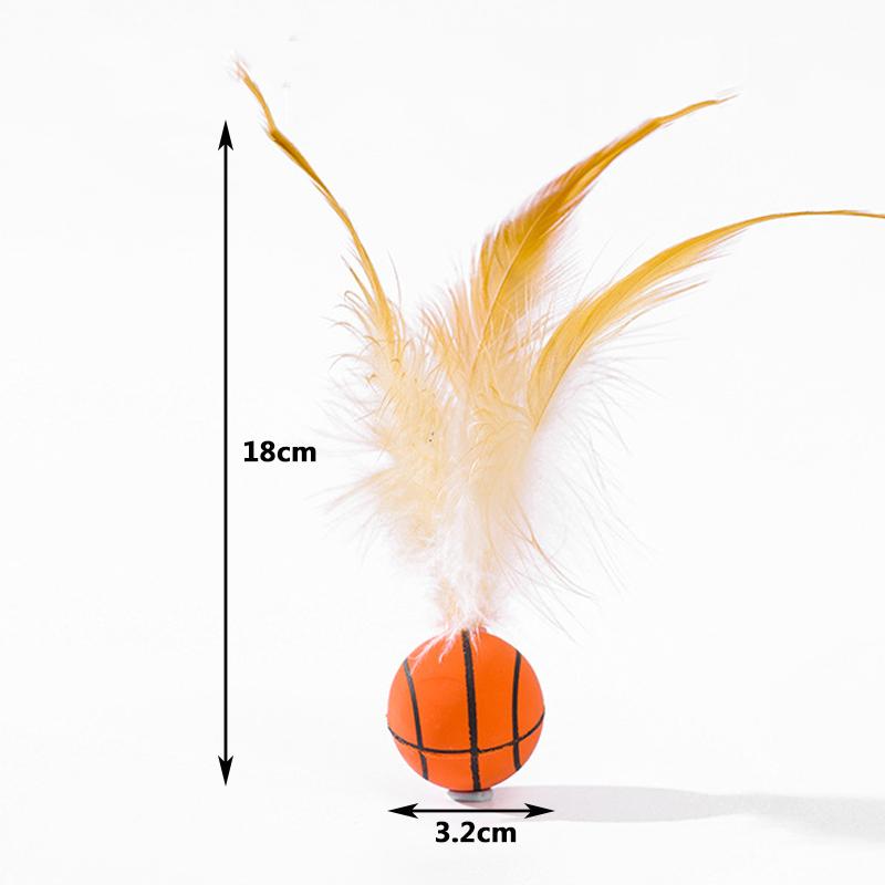 Cats Are Self-satisfied and Fun Elastic Balls, Feline Elastic, Grip, Bite, Sports Balls, Safety and Creative Cat Toys, Cat Suppl