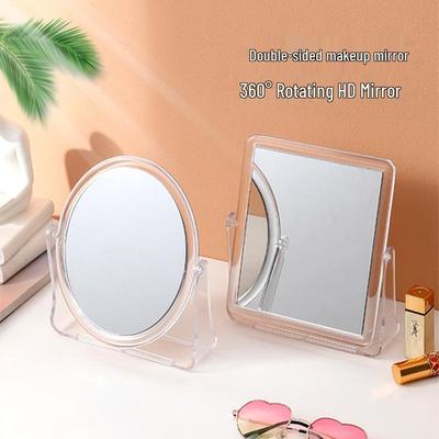 Acryl-Tisch-Schminkspiegel für Schlafzimmer oder Wohnheim - Klarer Tisch-Make-up-Spiegel