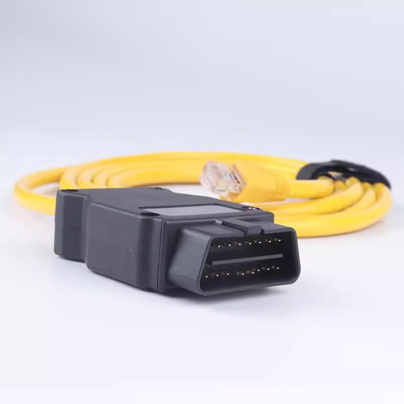 BMW ENET OBD Extension Cable with Crystal Head Interface for Hidden Brush Function
