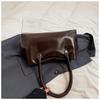 2025 Retro Oil Wax Leather Tote: Large Capacity Autumn/Winter Bag for Women - Single Shoulder or Handheld Commute Style