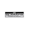 QR1 Alloy Car Rear Trunk Emblem Body Side Stickers for m1 Quattro ABT Logo A3 A4 A5 A6 A7 A8 Badge Decal Refitting Accessories