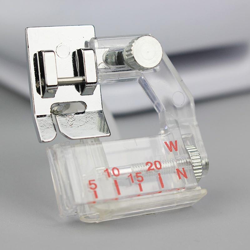 Adjustable Sewing Presser Bias Tape Binding Foot Snap On For Brother Sewing Machine