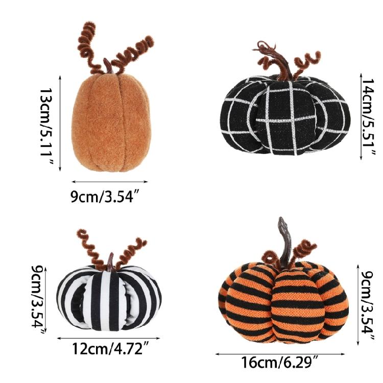 Holiday Decor Realistic Pumpkin Ornament New Year Birthday Party Decor
