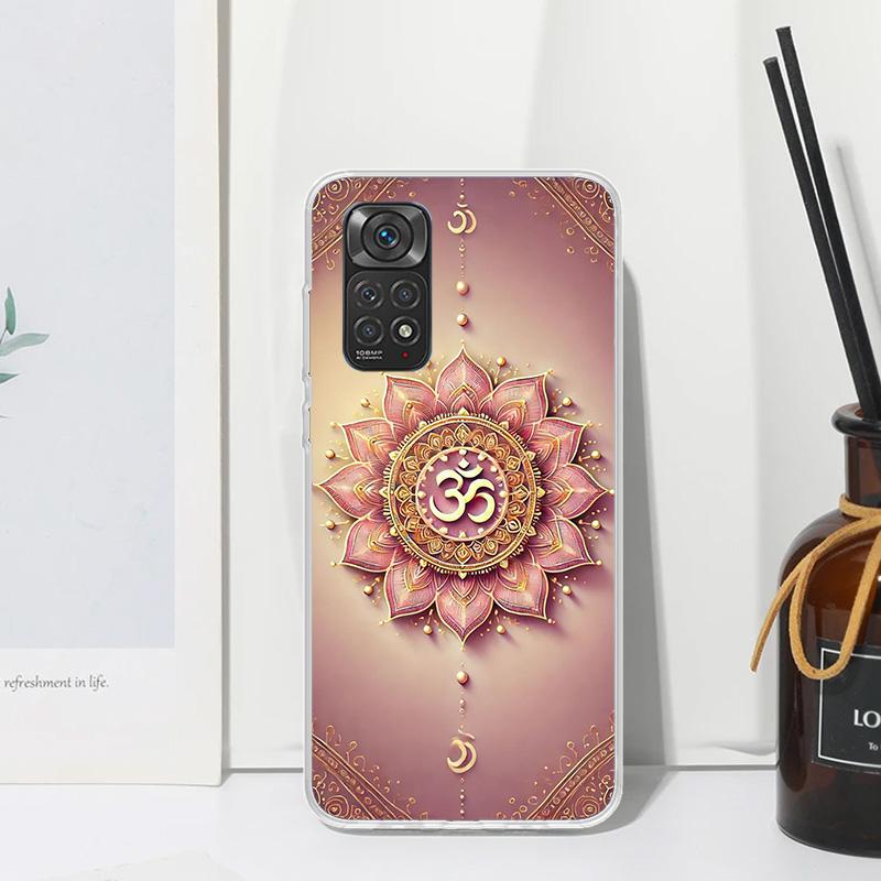 Mandala Chakra Insist Yoga Phone Case For Xiaomi Redmi Note 15 13 14S 14 Pro Plus 12S 11S 10S 12 11E 10 11T Art Fundas Back Cove