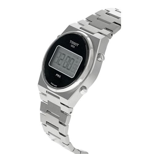 Tissot PRX Digital Watch with Bracelet and Black Dial, Officially Imported, Model T1374631105000