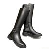 Fashion Elegant Minimalist New Spring Knee Boots Shoes Solid Color Women Fashionable Versatile Outdoor Ladies Comfortable Footwear