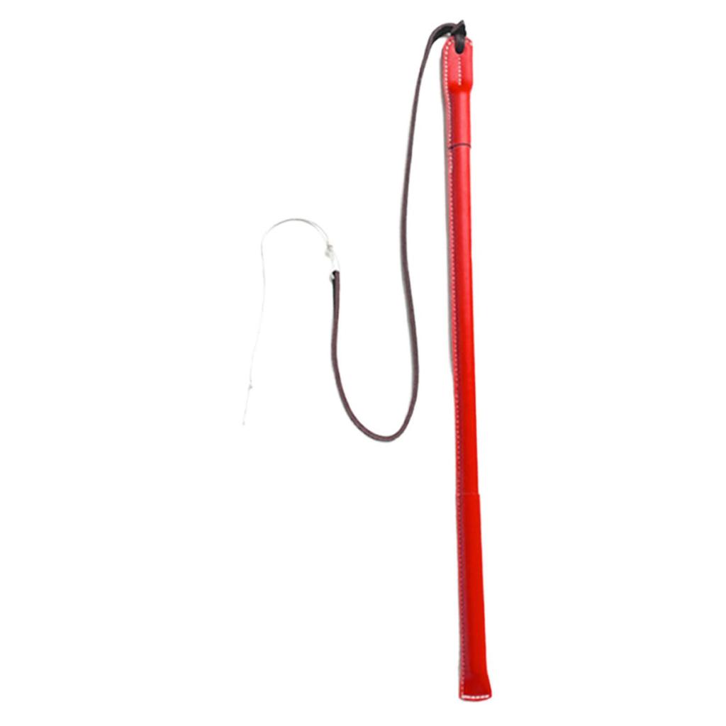 Ergonomic Handle Dog Training Whip PU Leather Obedience Wand for Effective Puppy Behavior Training