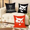 B-Bobcat Cushion Cover Soft Short Plush Pillow Cover Smooth Cozy Texture Aesthetic Cushion Case Home Decor