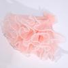 Valentine's Day 3D Ruffled Mesh Lace Flower Bouquet Wrap