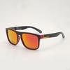 Men's Square Mirrored Sunglasses 400 Colorful Lens for Driving