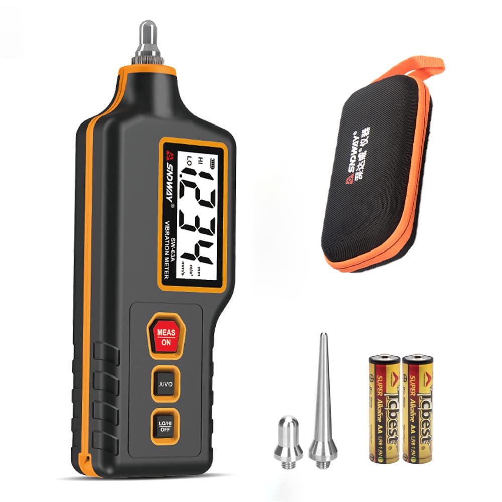 

SNDWAYTOOLS SW63A Vibration Vibration Measuring Displacement Mechanical Structural Earthquake Low Level Vibration Range Digital Vibration High