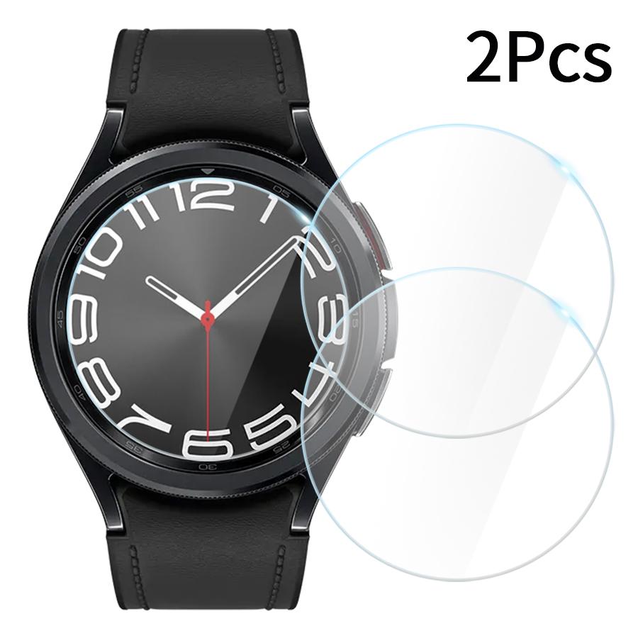 Härdat Glasfilm för Samsung Galaxy Watch 6 40mm44mm Reptålig Klar Skärmskydd för Galaxy Watch 6 Classic 43mm 47mm