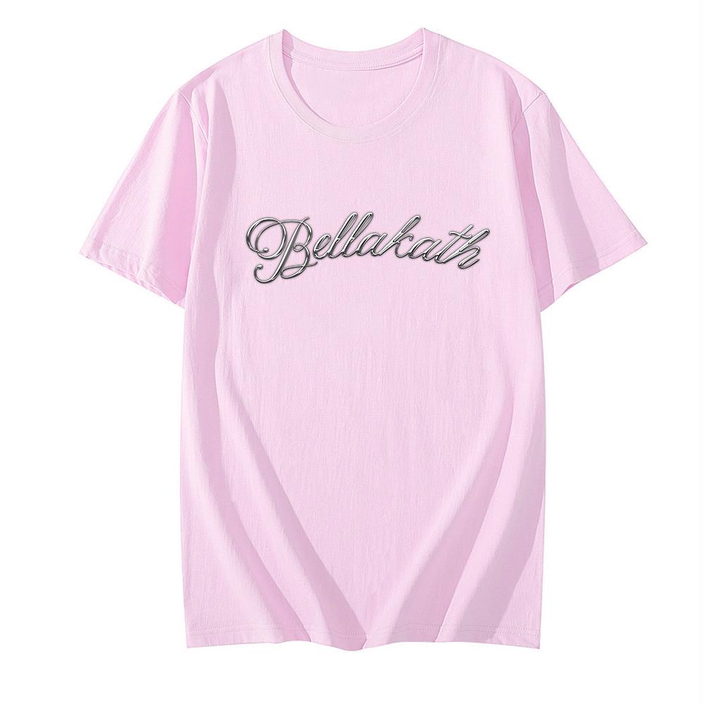 Bellakath T-Shirt Summer Round Neck Graphic Printing Clothing Casual Cotton Short Sleeve Tee-shirt Women/men Fashion Tshirts