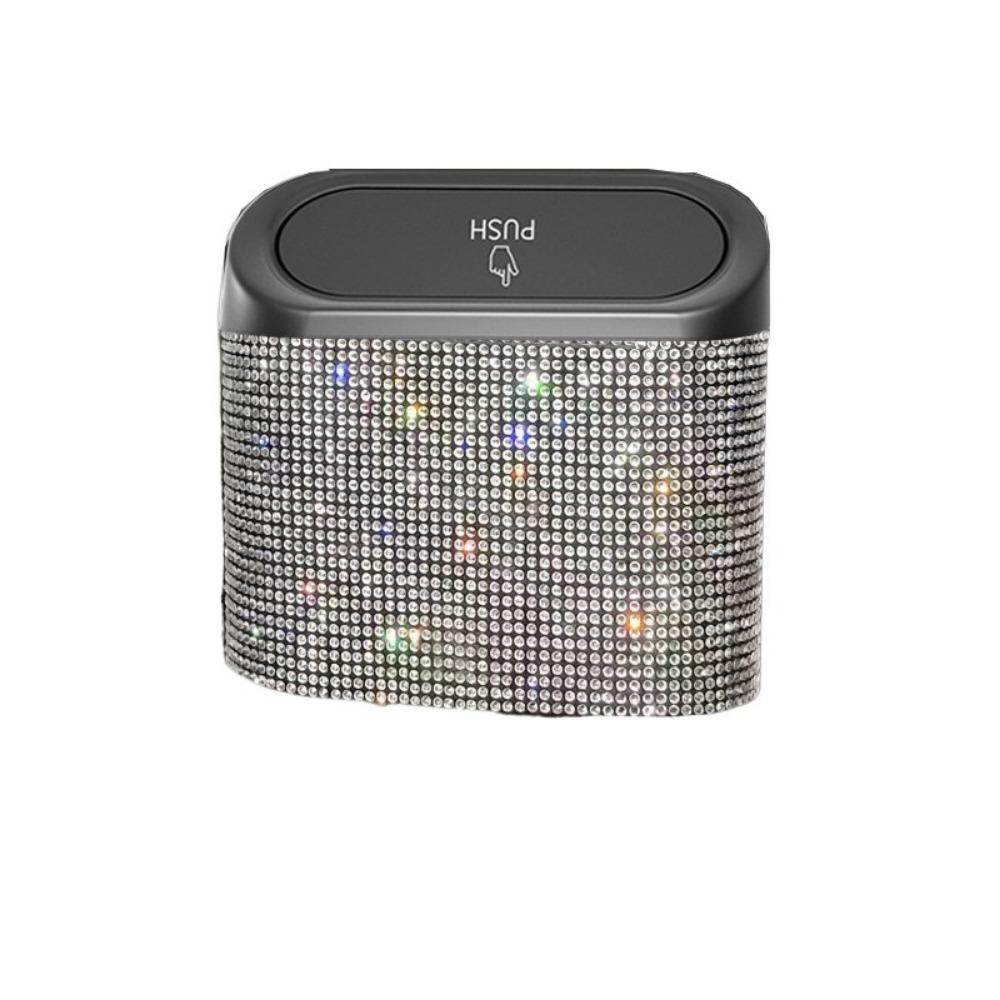 Removable Auto Unbrella Storage Box Back Clip Mini Desktop Trash Can  Seat Back