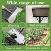 Versatile Stainless Steel Garden Shovel - Handleless, Multi-Use Yard Weeding Tool for Outdoor Cleaning