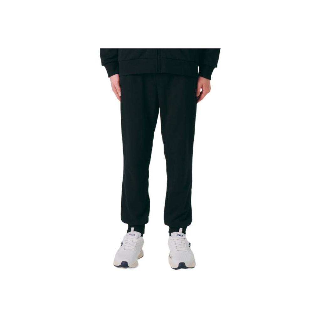 New FILA Knitted Sweatpants Unisex Black FS2FPE3102X-BLK