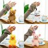 Dolls Animal Plush Bear Cow Elephant Hippo Duck Pig Dog Backpack Pendant Gift