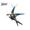 Brooch Accessory Pin Colorful Enamel Swallow Design Sweaters Bag Necklace