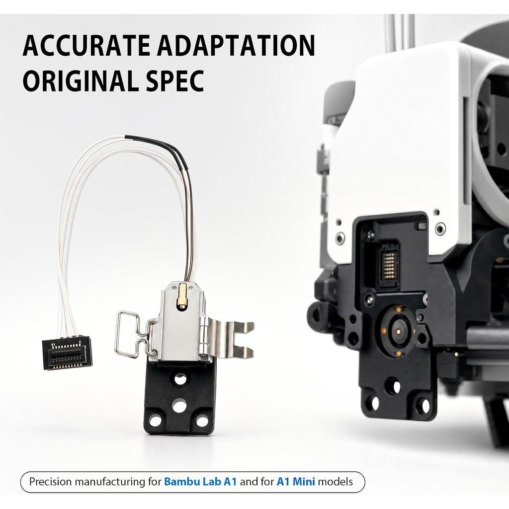 3D Hotend Heating Assembly for A1 & A1 Mini, Complete Hot End Kit with Integrated Ceramic Heater, Thermistor and Upgraded Heating Block, 3D