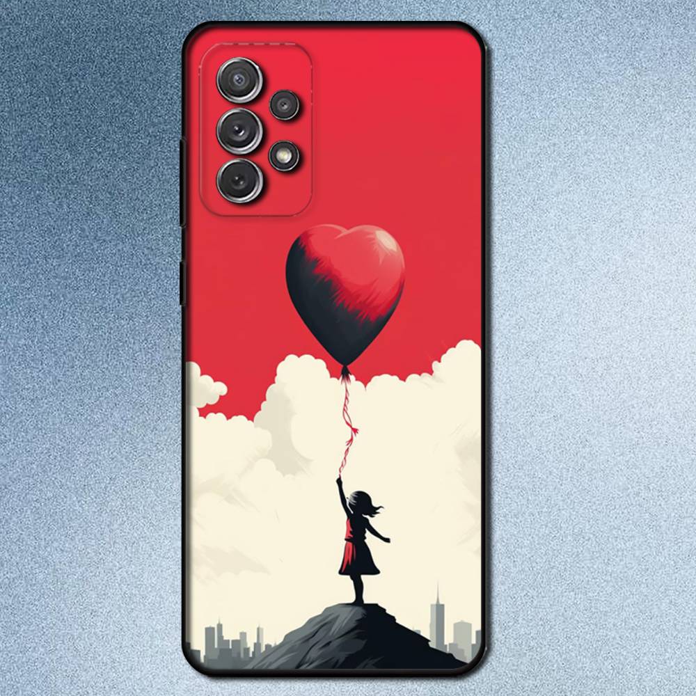 Etui na telefon Banksy Graffiti Wojna Dla Samsung S25,S24,S21,S22,S23,S30,Ultra,S20,Plus,Fe,Lite,Note,10,9,5G Czarne Pokrowiec
