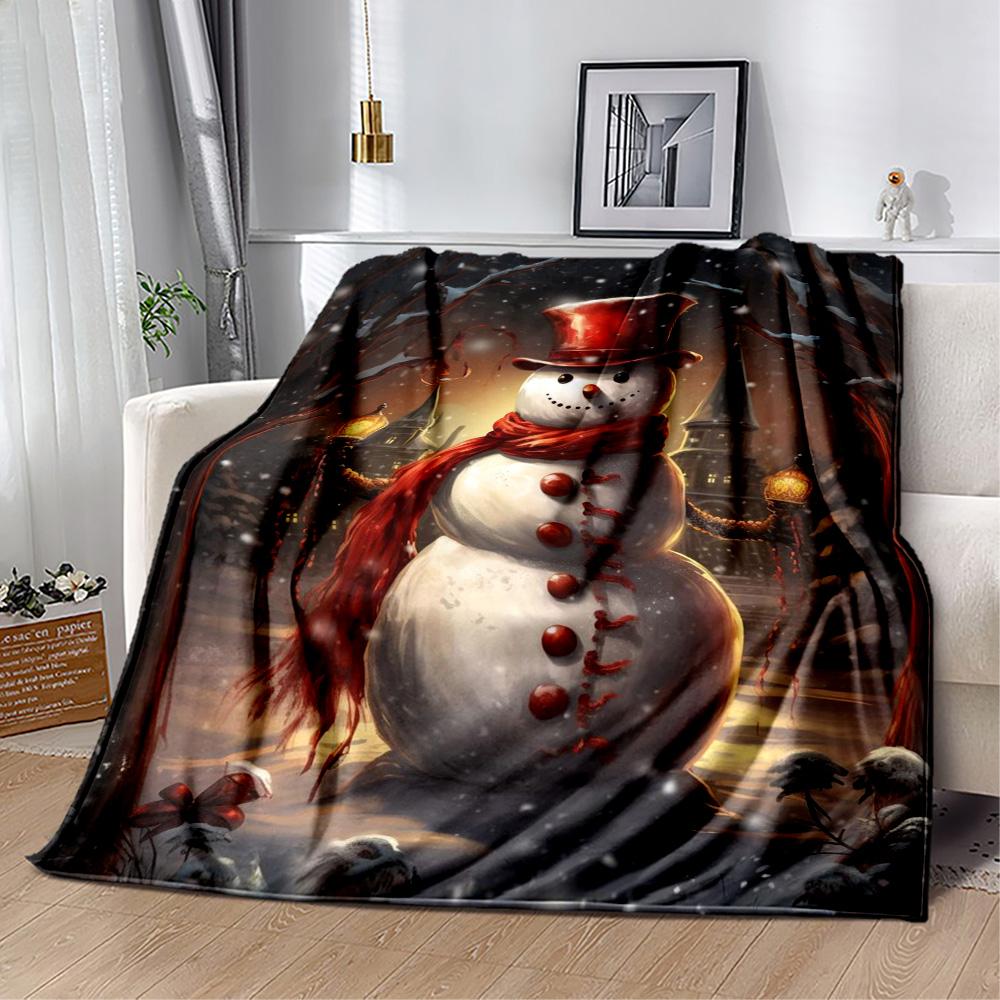 Christmas 378 Blanket Ultra-Soft Great for Picnics Chair Office Chair for All Seasons Stylish Decor Gift for Travel Home Birthdays