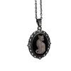 White Cat Cameo Necklace, Gothic Jewelry, Pagan, Witchcraft Accessories, Alternative, Retro, Organ, Choker For Women Man
