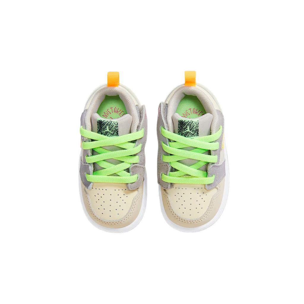 Jordan 1 Leather Low Alt Sneaker Baby Sneaker Yellow HQ5776-001