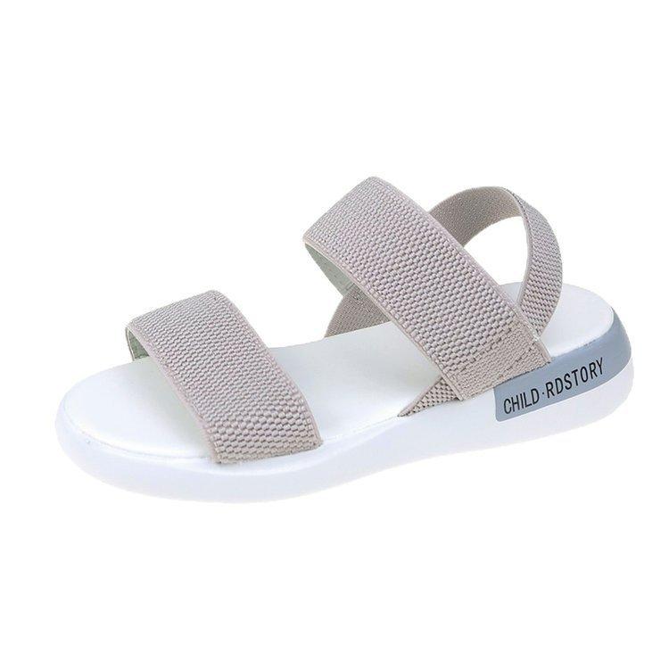 2025 sommer fiske munn åpen tå myk såle pustende damesko utenrikshandel studenter casual fluevevd elastisk elastisk sportssandaler