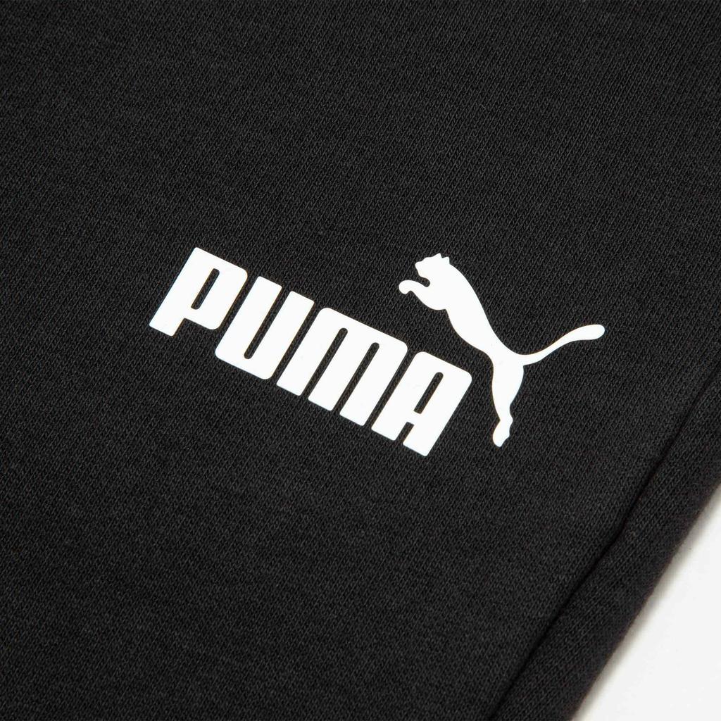 Puma Solid Color Logo Print Casual Sports Pants Women bottoms Black 676694-01