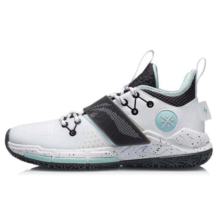 

Li Ning Wade Block Textile, Synthetic Leather Cushioning Slip Resistant Abrasion Resistant Coverage Support Low top ABPR065-1 39.5