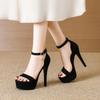 13,5 cm Ultra Hoge Dikke Zool Platform Open Teen Sandalen voor Vrouwen - Nachtclub & Catwalk Paaldans Schoenen