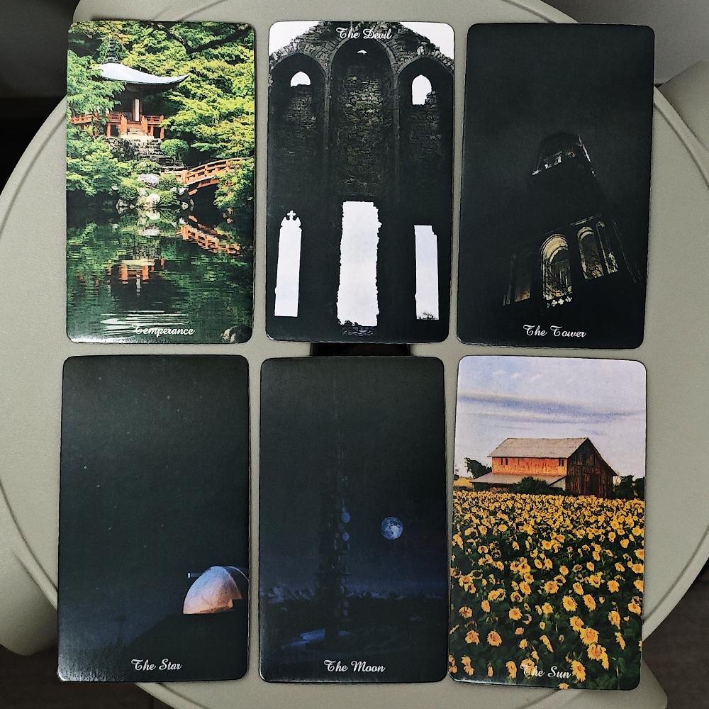 10.3*6cm Tarot of Architectural Objects 78 Pcs Tarot Cards Based on Rider Waite System