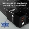 65W GaN Type C PD Charger USB Fast Charging Quick Charger 3.0 Mobile Phone Adapter For iPhone 15 Samsung Xiaomi