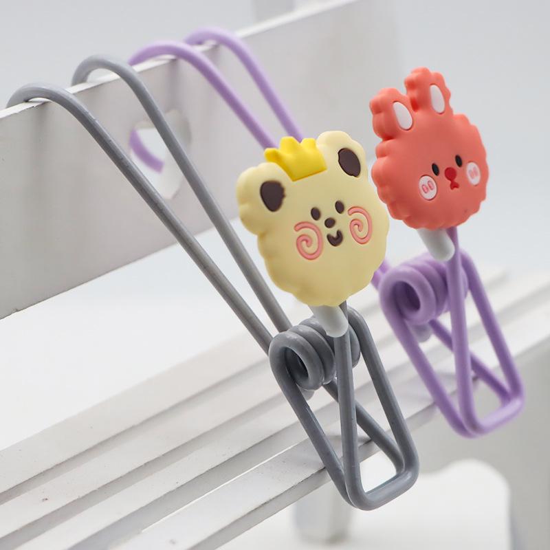 Ganci Appesi e Clip Colorate a Cartoni Animati per Vestiti e Calzini dei Bambini