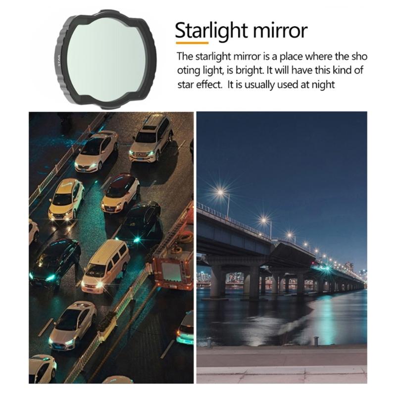 Filtre d'objectif pour caméra de drone Avata Protecteur Filtre d'objectif de caméra de cardan Haute transmission Filtre par-dessus l'objectif