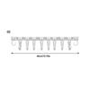 No Punching Storage Rack Hook Sliding Rail Cabinet Hook Organizer  Kitchen Storage