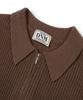 DE GRAND MATIN Zip-Up Collar Knitwear_Brown