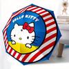 Kitty Party Automatischer Faltregenschirm mit stabilem Eisengestell, Tragbarer Kompakter Reise-Regenschirm Ganzjahresnutzung Partys 0807048