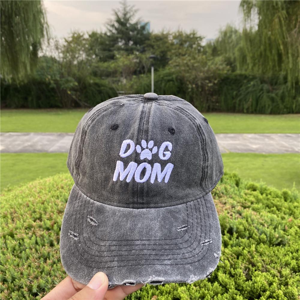 Outdoor Sport Baseball Caps Summer Fashion Letters DOG DAD DOG MOM Embroidery Adjustable Gorra Caps Bone Hats