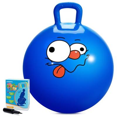 MUKI Balle à sauter, Ballon d'équilibre, 45 cm, Ballon sauteur pour enfants, Entraînement du tronc, Ballon sauteur, Âges 3-4, Jouet pour garçons et filles, Cadeau d'anniversaire, Jeu d'intérieur