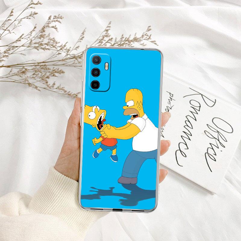 S-Simpsons Transparent Phone Case for LG K22 K30 K40 K40S K41 K42 K50 K50S K51 K51S K52 K61 K62 K71 K92 Q60 Q61 V40 V50 V60