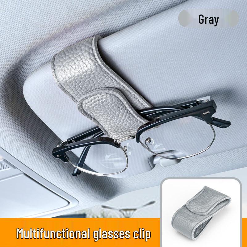 Personalized Car Sun Visor Glasses Holder & Card Clip